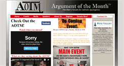 Desktop Screenshot of aotmclub.com