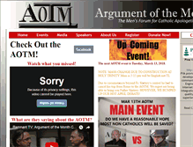 Tablet Screenshot of aotmclub.com
